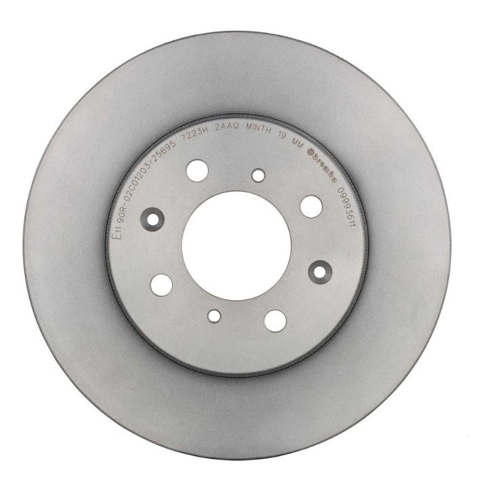 Brembo 99-05 Honda Civic/07-13 Fit/10-14 Insight Front Premium UV Coated OE Equivalent Rotor (09.9936.11)