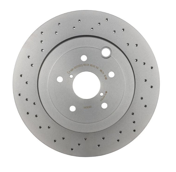 Brembo 18-20 Subaru WRX STI Rear Premium UV Coated OE Equivalent Rotor (09.C829.11)