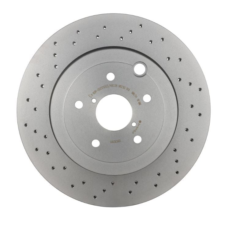 Brembo 18-20 Subaru WRX STI Rear Premium UV Coated OE Equivalent Rotor (09.C829.11)