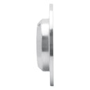R1 Concepts Genesis G70 Rear Left Drilled & Slotted Silver Brake Rotor (Part Number: RNC631-21041L)