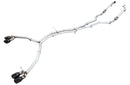 AWE Tuning Audi B9 S5 Sportback Track Edition Exhaust - Non-Resonated (Black 102mm Tips)