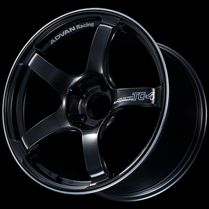 Advan TC4 18x9.0" +25mm 5x112 Racing Black Gunmetallic and Ring Wheel