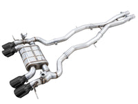 AWE Tuning SwitchPath Cat-Back Exhaust for BMW G8X M3/M4 - Diamond Black Tips