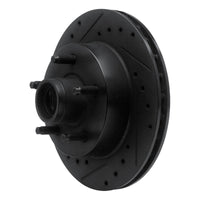 R1 1983-1997 Ford Ranger (USA/Canada) Front Left Drilled & Slotted Black Brake Rotor