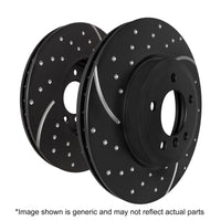 EBC 3GD Series Sport Slotted Front Rotor Set for Subaru Legacy and Outback — 316mm Diameter, 28mm Thickness