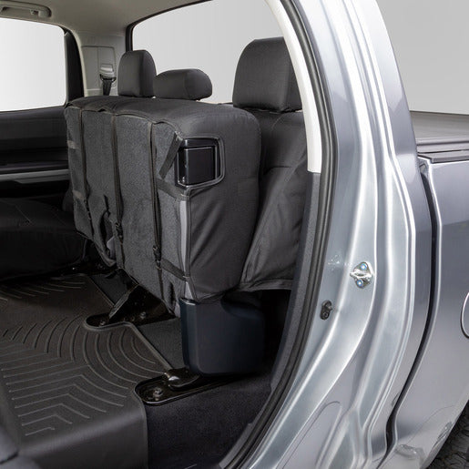 Covercraft 17-24 Nissan Armada Carhartt Super Dux PrecisionFit Custom Third Row Seat Covers - Black (GTN680COBK)