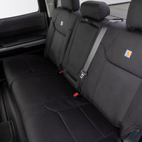 Covercraft 17-24 Nissan Armada Carhartt Super Dux PrecisionFit Custom Third Row Seat Covers - Black (GTN680COBK)