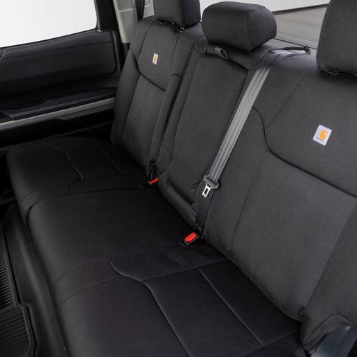 Covercraft 17-24 Nissan Armada Carhartt Super Dux PrecisionFit Custom Third Row Seat Covers - Black (GTN680COBK)