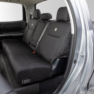Covercraft 17-24 Nissan Armada Carhartt Super Dux PrecisionFit Custom Third Row Seat Covers - Black (GTN680COBK)