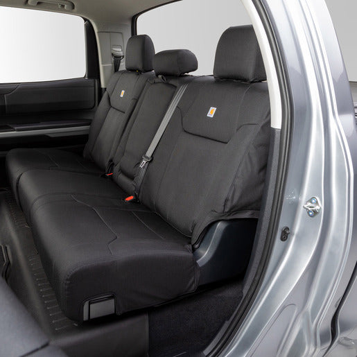 Covercraft 17-24 Nissan Armada Carhartt Super Dux PrecisionFit Custom Third Row Seat Covers - Black (GTN680COBK)