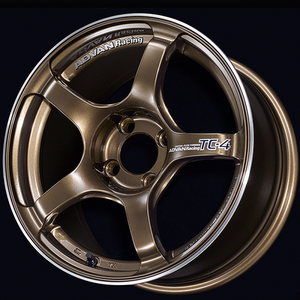 Advan TC4 16x7.5 / +35 Offset / 4x100 / 63mm Bore / Umber Bronze Metallic and Ring