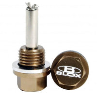 BLOX Racing Magnetic Drain Plug - Oil Pan Drain Fitting for Honda, Mitsubishi, Ford, GM, Mazda, Suzuki (14x1.5mm)