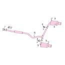 Fujitsubo Authorize R Cat-Back Exhaust For ’09-’13 Subaru Forester (SH) 2.0 turbo AT / MT | 560-64531