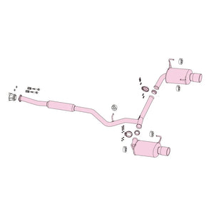 Fujitsubo Authorize R Cat-Back Exhaust For ’09-’13 Subaru Forester (SH) 2.0 turbo AT / MT | 560-64531