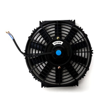 BLOX Racing 10-Inch Electric Slim Fan - Black for Automotive Cooling