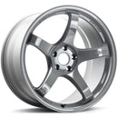 Gram Lights 57CR 18x9.5 +22 5x114.3 Glossy Gray Wheel