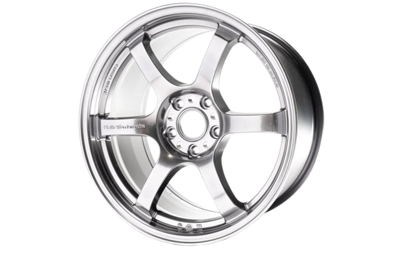 Gram Lights 57DR 18x9.5 +38 5-114.3 Grace Silver Wheel