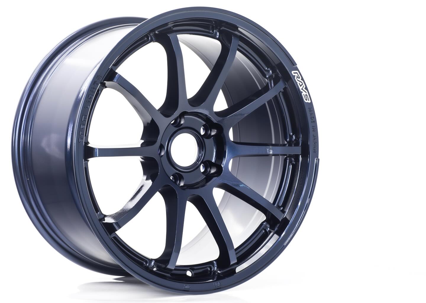 Gram Lights 57NR 18x9.5 +38 5x114.3 Eternal Blue Pearl Wheel