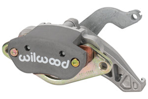 Wilwood Caliper-MC4 Mechanical Right-Hand Grey with Logo, 1.11-inch Piston, Suitable for .39-inch Disc