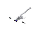MBRP 2023 Toyota Corolla GR 1.6L T304 SS Trasero central doble con respaldo de gato de 3 pulgadas con puntas quemadas
