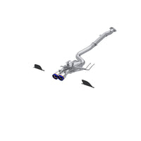 MBRP 2023 Toyota Corolla GR 1.6L T304 SS Trasero central doble con respaldo de gato de 3 pulgadas con puntas quemadas