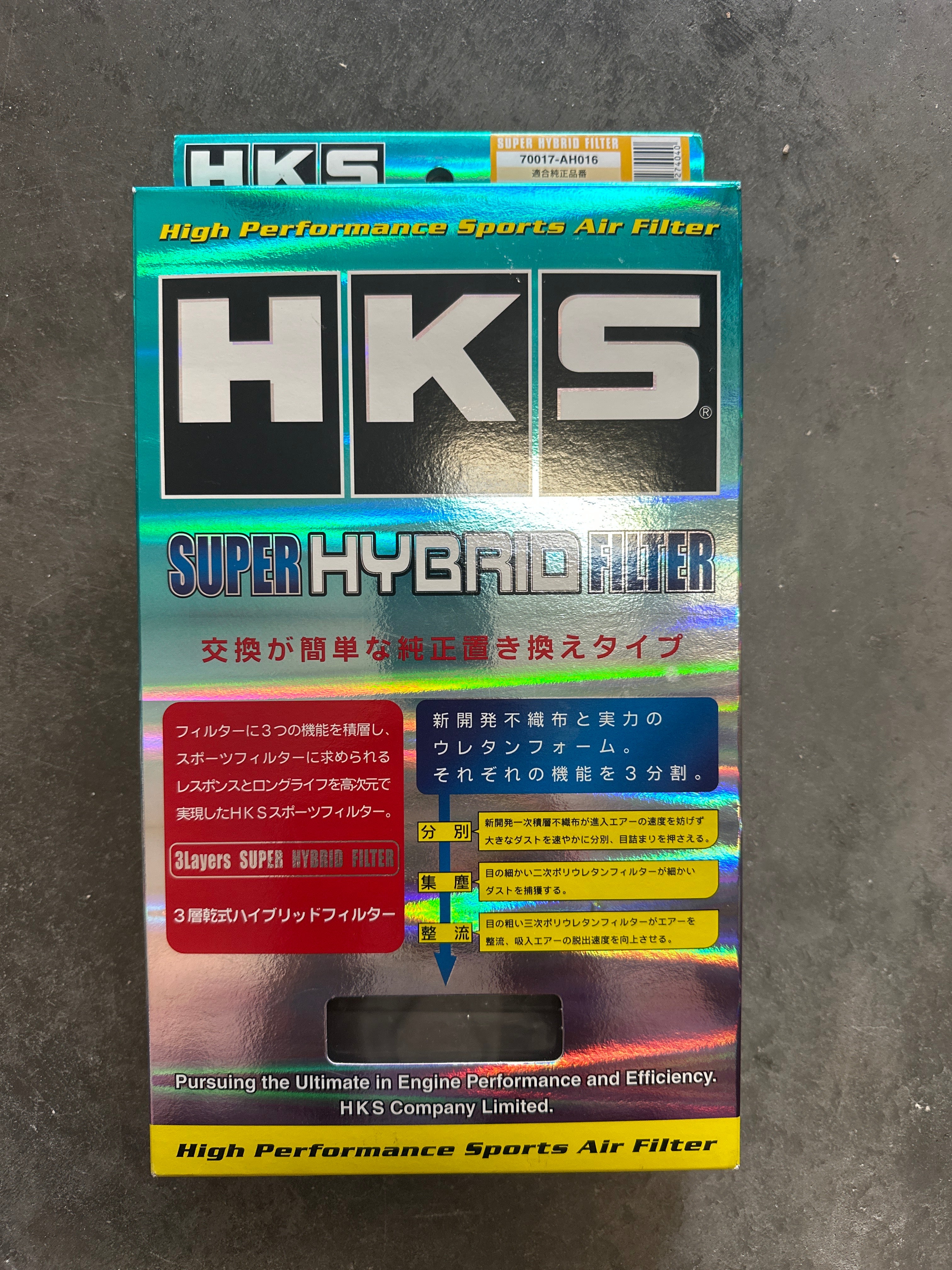 HKS Super Hybrid Filter 17220-5R0-008 replacement | Honda Fit GK5 15-20 | 70017-AH016