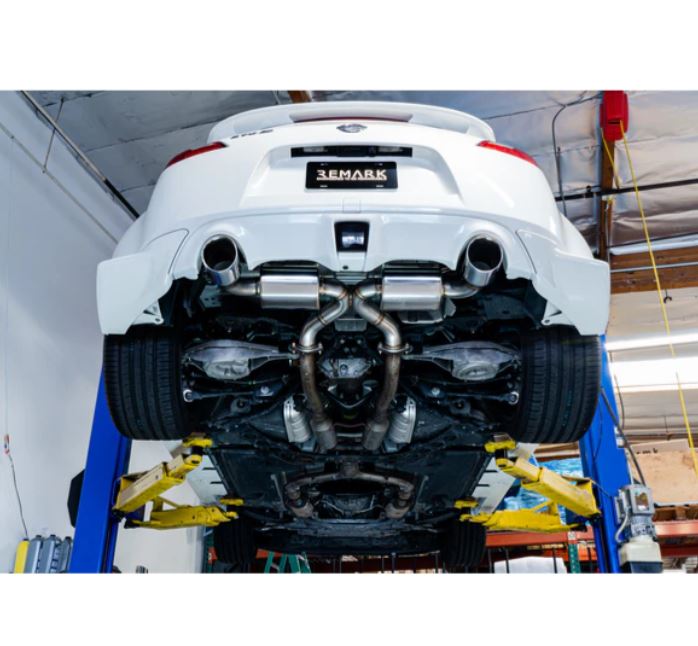 Remark Nissan 370Z (Z34) V2 Axle Back Exhaust w/Stainless Steel Double Wall Tip (RK-A2063N-01)