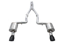 AWE Tuning 2015+ Dodge Charger 6.4L/6.2L Non-Resonated Touring Edition Exhaust - Diamond Blk Tips