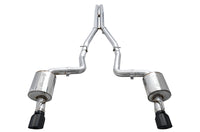 AWE Tuning 2015+ Dodge Charger 6.4L/6.2L Non-Resonated Touring Edition Exhaust - Diamond Blk Tips