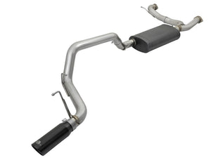 aFe MACHForce XP 3in 304 SS Cat-Back Exhausts w/ Black Tips 10-17 Nissan Patrol (Y62) V8-5.6L (49-36114-B)