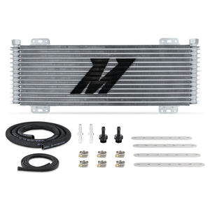 Mishimoto 13-Row Stacked Plate Transmission Cooler - Silver (MMTC-SP-13SL)