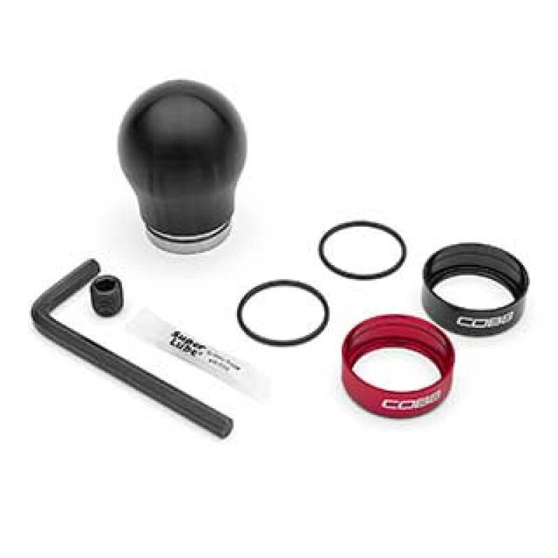 Cobb 12-16 FR-S / 2012+ BRZ / 2017+ GR86 / Focus ST+RS / Fiesta ST Short Weighted COBB Knob - Black (291360-BK)