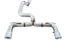 AWE Tuning Ford Focus RS Track Edition Cat-Back Exhaust - Chrome Silver Tips