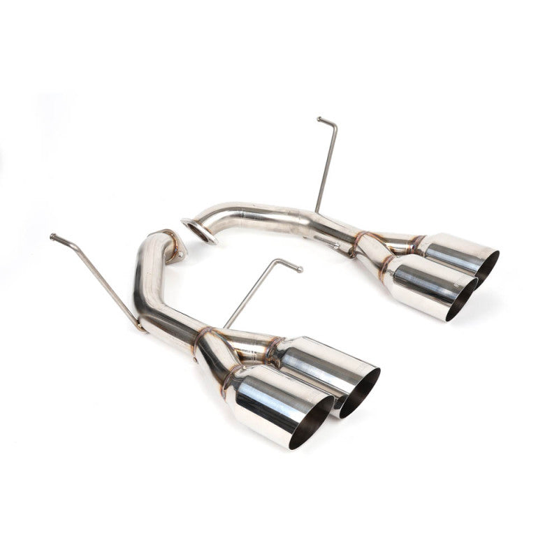 BLOX Racing 2022+ WRX Muffler Delete / Axle Back with 4-Inch Polished Tips