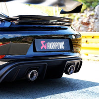 Akrapovic Titanium Tail Pipe Set for 2020+ Porsche Cayman GT4 (718)