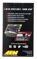 AEM Induction 2.75-inch Dryflow Universal Clamp-On Air Filter with 9-inch Element