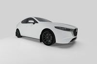 Rally Armor 19-25 Mazda3 Hatchback Black UR Mud Flap w/Dark Grey Logo