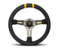 MOMO MODDRIFT 330mm Steering Wheel with Black Suede Grip and Anthracite Spokes