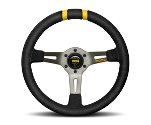 MOMO MODDRIFT 330mm Steering Wheel with Black Suede Grip and Anthracite Spokes