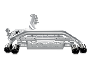 Akrapovic Slip-On Line Exhaust for 2011-2012 BMW 1 Series M Coupe - Titanium Part Number AKR-M-BM/T/4H