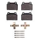 R1 2008-2015 Mitsubishi Lancer Rear R1 Optimum OE Pads & Hardware Kit