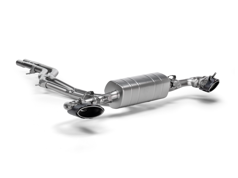 Akrapovic Evolution Race Line Link Pipe Set for 2025 Audi RSQ8 - Titanium Part AKRCO-AU/T/5