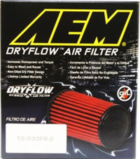 AEM Induction 21-204DK Dryflow Universal Clamp-On Air Filter, 3.5 Inch Diameter
