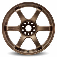 Gram Lights 57DR 17x9.0" +12 5-114.3 Wheel in Bronze II