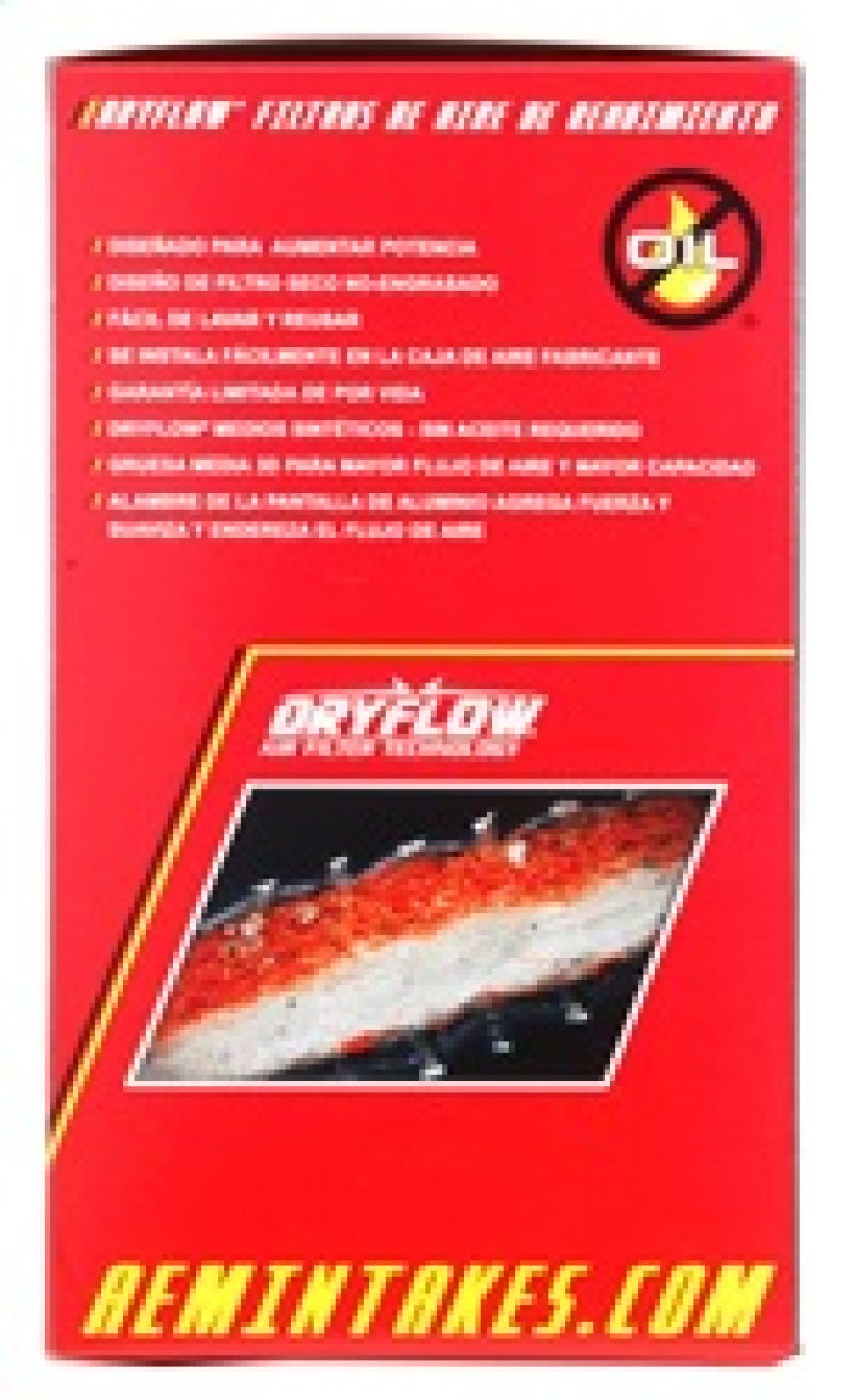 AEM Induction 2.75-inch Dryflow Universal Clamp-On Air Filter with 9-inch Element