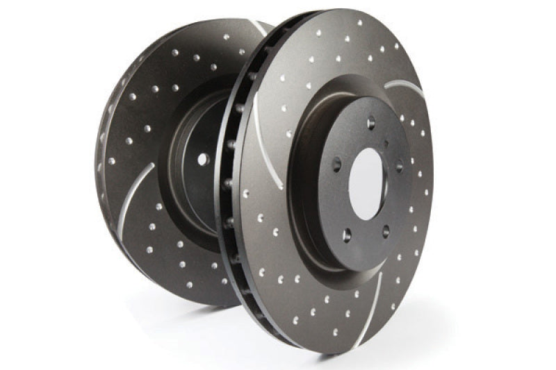 EBC 34319 3GD Series Sport Slotted Front Rotors for Subaru Legacy, Outback, WRX, and Tribeca