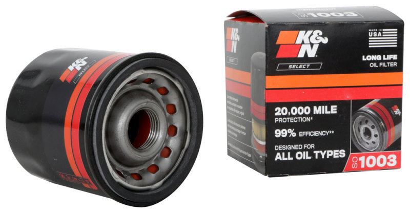 K&N 21-23 Lexus ES250 2.5L L4 / 19-23 Lexus ES300h 2.5L L4 Spin-On Oil Filter (SO-1003)