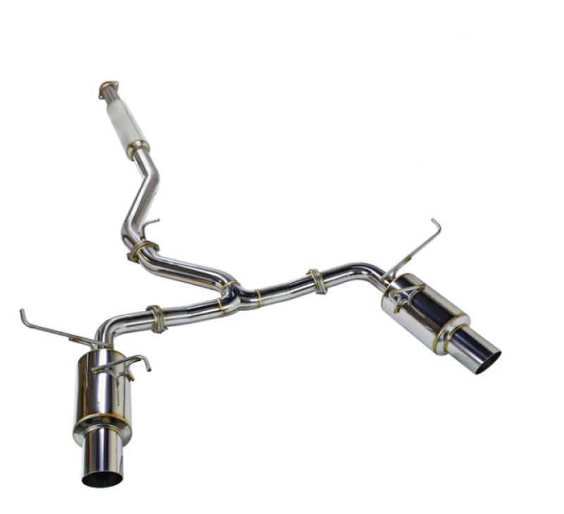 REMARK 2022+ Subaru WRX (VB) Catback Exhaust - Dual R1 Spec Stainless (Resonated) (RK-C2076S-03C)