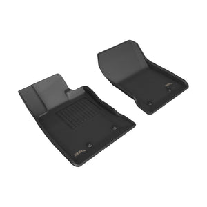 3D MAXipder 2023+ Toyota GR86 / Subaru BRZ Kagu Black Floor Mat - Row 1 (L1TY28311509)