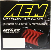AEM Induction 21-204DK Dryflow Universal Clamp-On Air Filter, 3.5 Inch Diameter
